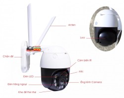 Camera WiFi WinTech WTC-IPW9 Độ phân giải 3.0MP thumb